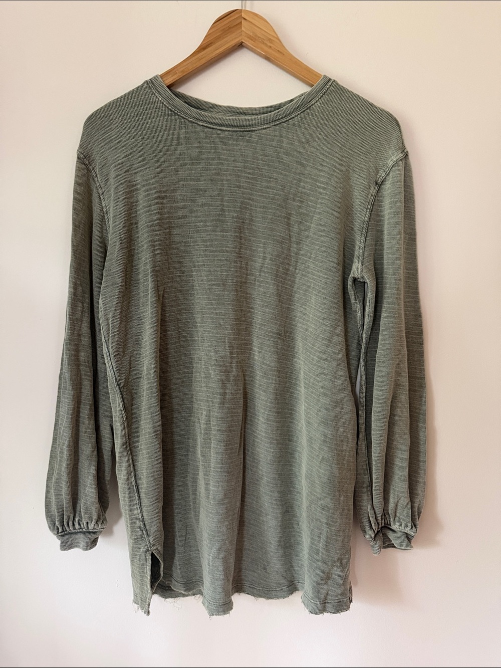 We The Free Long-Sleeve Crewneck Pullover - Sage Green